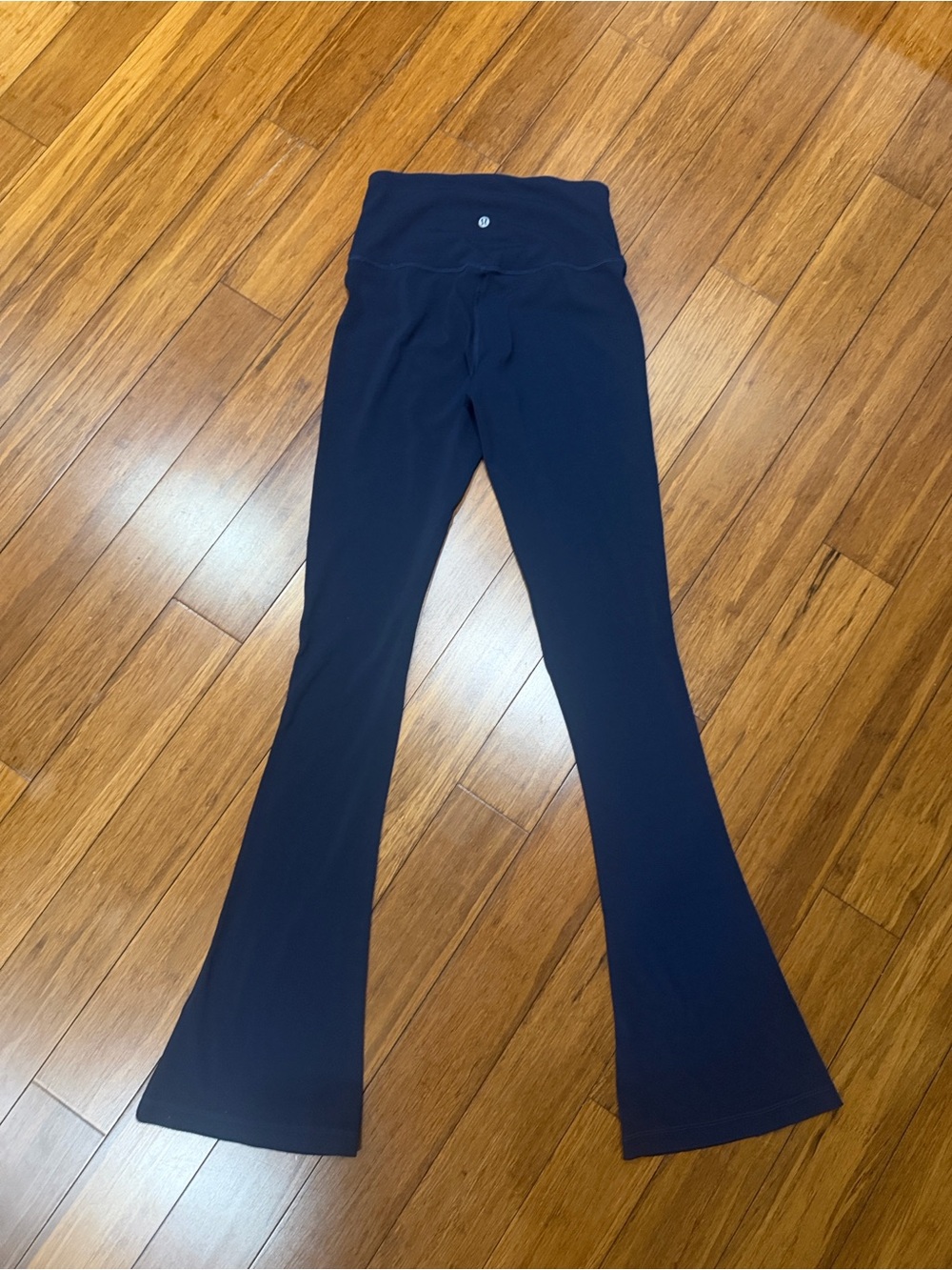 lululemon athletica Navy High-Rise Mini Flare Tall Leggings 6 - Picture 2 of 3